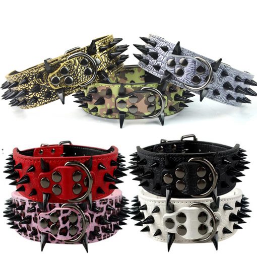 Spiked dog collars