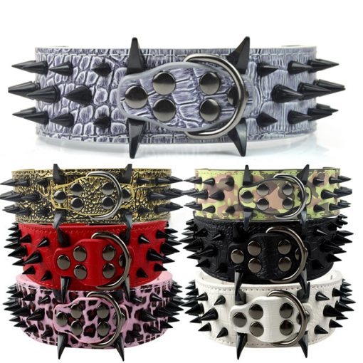 Spiked dog collars