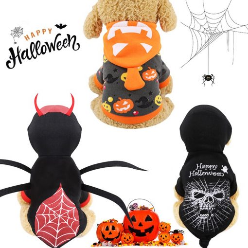 Pet Dog Clothes Halloween Funny Dog spider costume