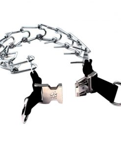 dog prong collar detail open