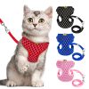 Mesh Cat Harness and Leash Set