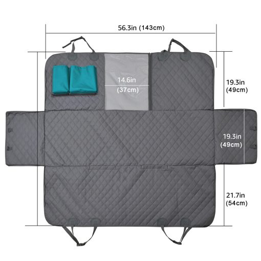 Dog car seat covers with safety belt Kit - Image 6