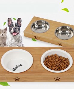 Elevated dog bowls