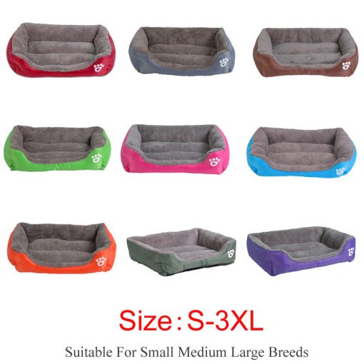 waterproof dog bed color