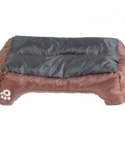waterproof dog bed brown color