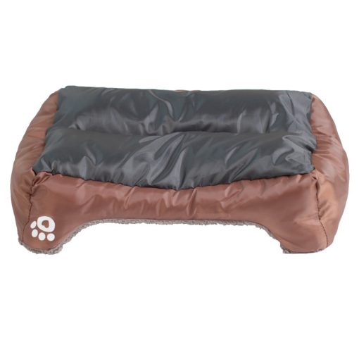 waterproof dog bed brown color