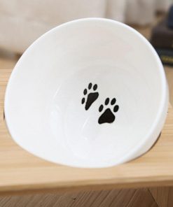 Raised dog bowls show bowls
